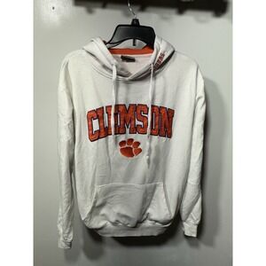Clemson Tigers Hoodie - White Size Med